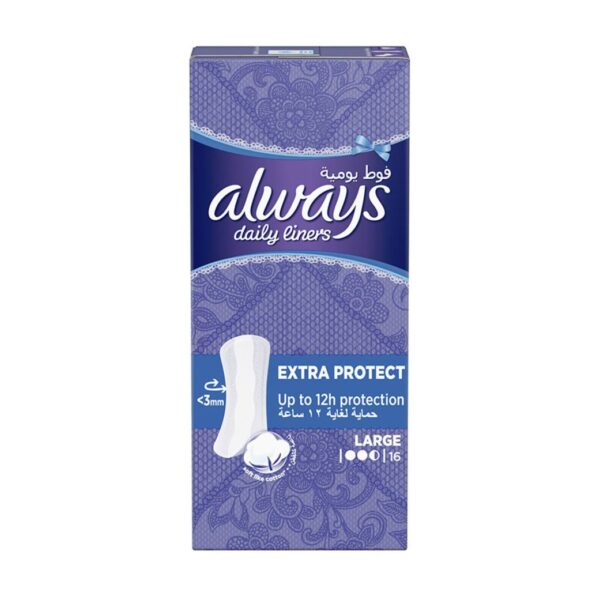 Always Pantyliners Fresh & Protect Large