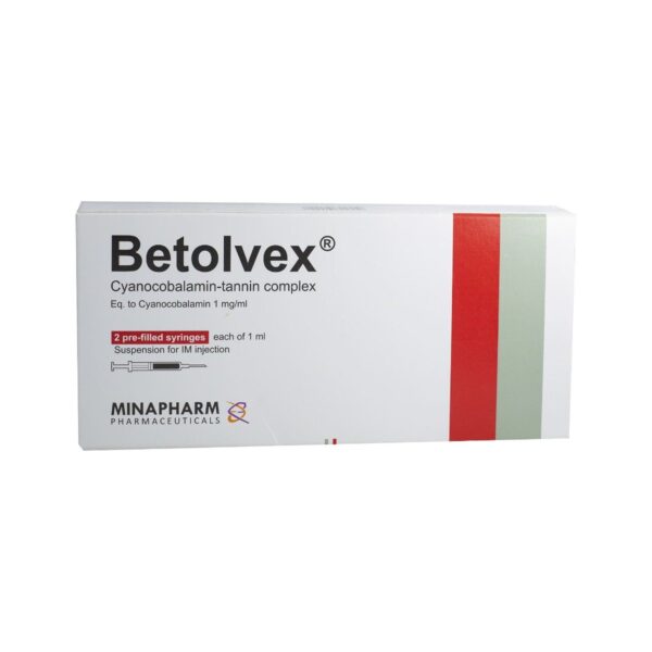 Betolvex 1 mg-1 ml - 2 Prefilled Syringes