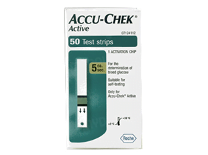 Accu Chek Active test strips 50?s