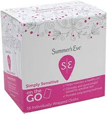 Summers Eve Cloths Sensiti Sheer Floral 16?s