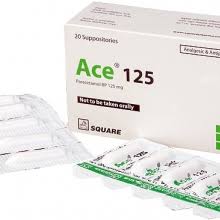 Ace Paracetamol Suppository 125mg 10?s