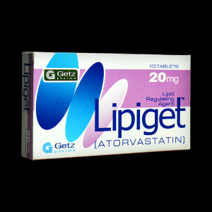 Lipiget Tablets 20mg 10's
