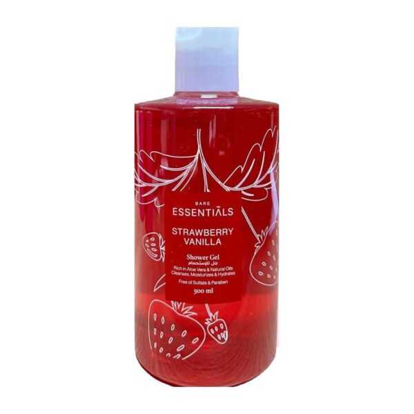 Essentials Strawberry Vanilla Shower Gel ? 500ml