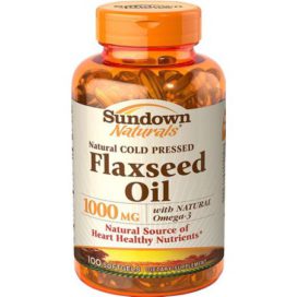Sundown Flaxseed Oil 1200mg Softgels 100?s