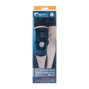 Flyon Neoprene Hinged Knee Stabilizing Brace Size (L)