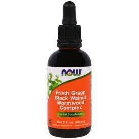 Now Fresh Green Black Walnut & Wormwood Complex 60ml with Cloves