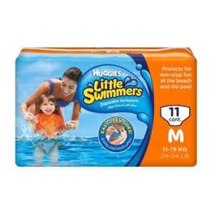 Huggies Little Swimmers Medium Swim Pants Diaper 11-15kg - 11 Count
