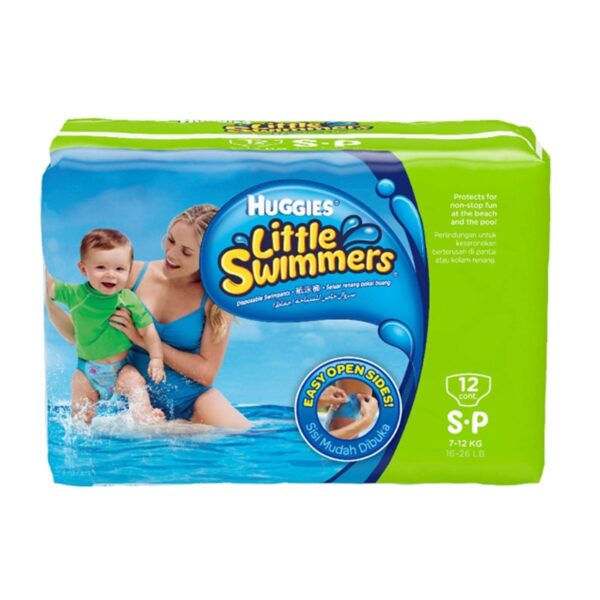 Huggies Little Swimmers Small Swim Pants Diaper 7-12kg ? 12 Count