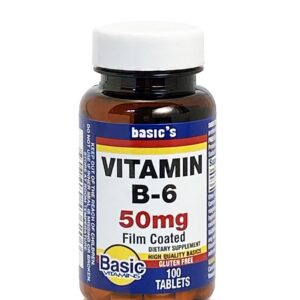 BASIC?S VITAMIN B-6 50MG, 100 TABLETS