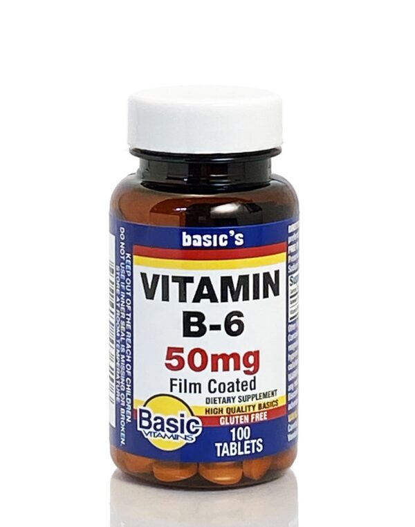 BASIC?S VITAMIN B-6 50MG, 100 TABLETS