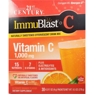 21ST CENTURY IMMUBLAST VITAMIN C, 30 EFFERVESCENT PACKETS