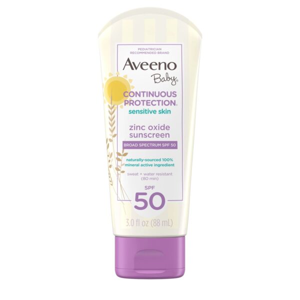 AVEENO BABY CONTINUOUS PROTECTION SUNSCREEN SPF 50