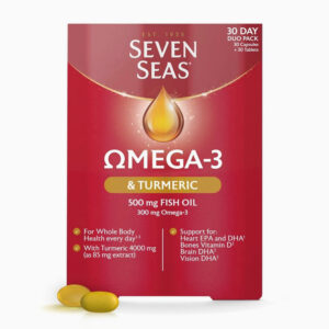 SEVEN SEAS OMEGA-3 & TURMERIC 500MG FISH OIL