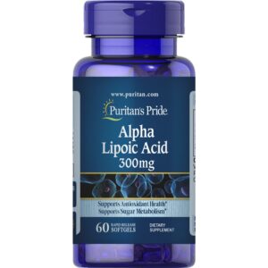 PURITAN?S PRIDE ALPHA LIPOIC ACID 300MG, 60 CAPSULES