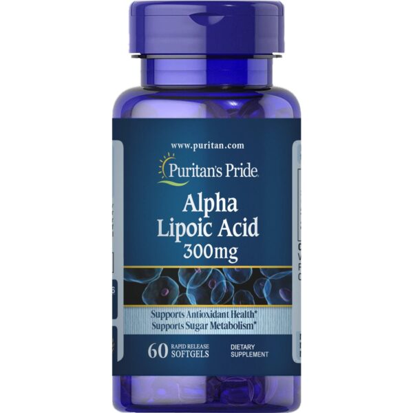 PURITAN?S PRIDE ALPHA LIPOIC ACID 300MG, 60 CAPSULES
