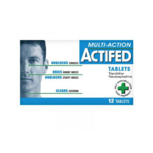 ACTIFED MULTI-ACTION, 12 TABLETS