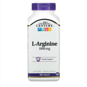21ST CENTURY L-ARGININE 1000MG, 100 TABLETS