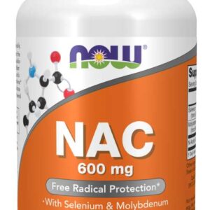 NOW NAC 600MG, 100 CAPSULES
