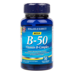 HOLLAND & BARRETT B-50 VITAMIN B-COMPLEX, 50 TABLETS