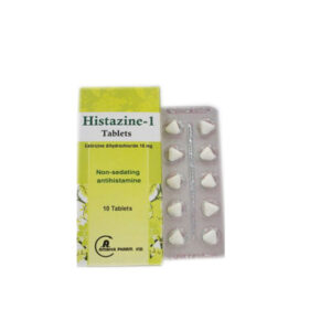 HISTAZINE 10MG TABLETS