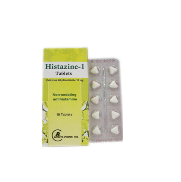 HISTAZINE 10MG TABLETS