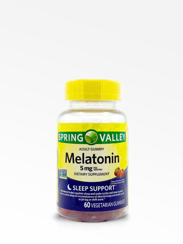 SPRING VALLEY MELATONIN 5MG, 60 GUMMIES