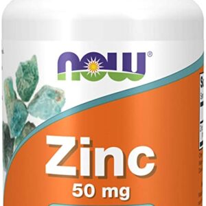 NOW ZINC 50MG, 100 TABLETS