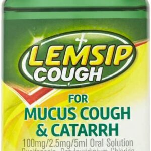 LEMSIP COUGH FOR MUCUS COUGH & CATARRH 180ML