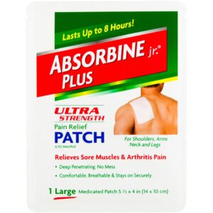 ABSORBINE PLUS ULTRA STRENGTH PAIN RELIEF PATCH