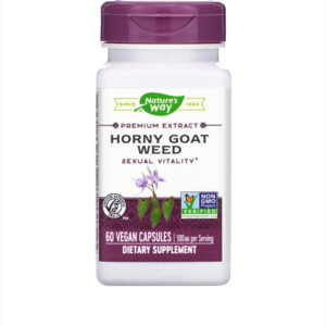 NATURE?S WAY HORNY GOAT WEED, 60 VEGAN CAPSULES