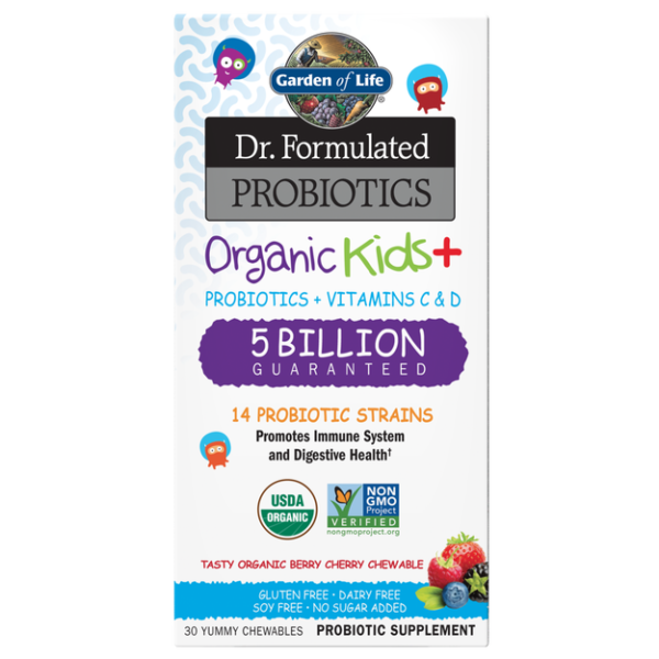 GARDEN OF LIFE DR. FORMULATED PROBIOTICS ORGANIC KIDS