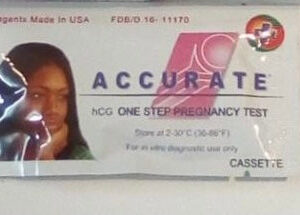 ACCURATE ONE STEP PREGNANCY TEST CASSETTE