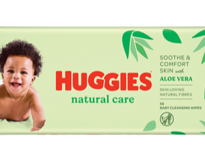 HUGGIES NATURAL CARE ALOE VERA WIPES (56 PIECE)
