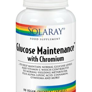 SOLARAY GLUCOSE MAINTENANCE WITH CHROMIUM, 90 VEGAN CAPSULES
