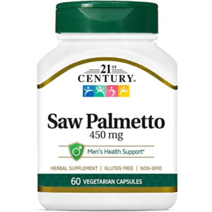 21ST CENTURY SAW PALMETTO 450MG, 60 CAPSULES