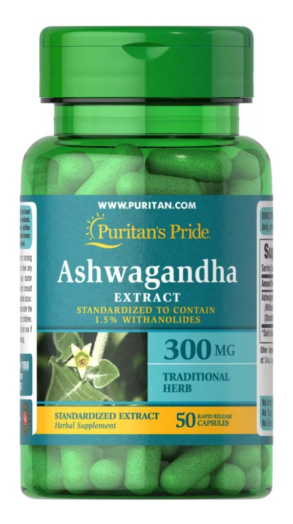 PURITAN?S PRIDE ASHWAGANDHA EXTRACT 300MG