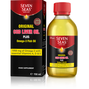 SEVEN SEAS ORIGINAL COD LIVER OIL PLUS OMEGA-3 FISH OIL