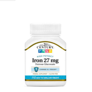 21ST CENTURY IRON 27MG FERROUS GLUCONATE