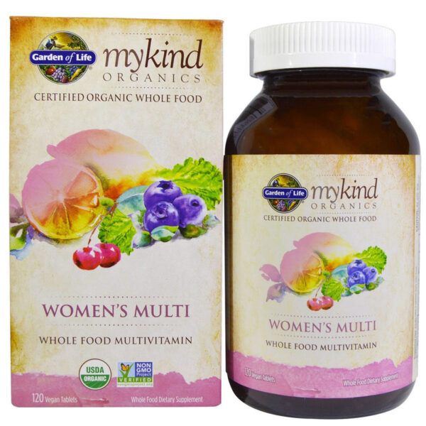 Garden of Life Mykind Organics Women's Multi - 120 vegan tabs