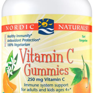 Nordic Naturals Vitamin C Gummies, 250mg Tangerine - 120 gummies