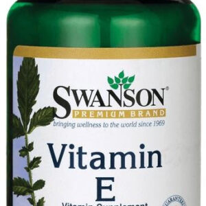 Swanson Vitamin E, 400 IU - 60 softgels