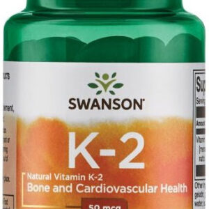 Swanson Vitamin K-2 - Natural, 50mcg - 30 softgels