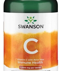 Swanson Vitamin C with Rose Hips, 1000mg - 250 tabs