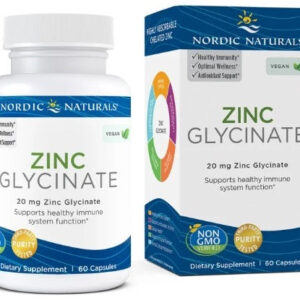 Nordic Naturals Zinc Glycinate, 20mg - 60 caps