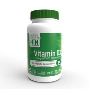 Health Thru Nutrition Vitamin D3, 1000IU - 100 softgels
