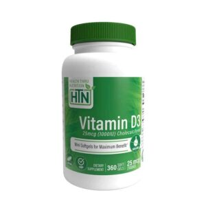 Health Thru Nutrition Vitamin D3, 1000IU - 360 softgels