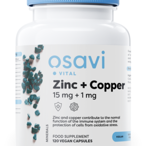 Osavi Zinc + Copper, 15mg + 1mg - 120 vegan caps