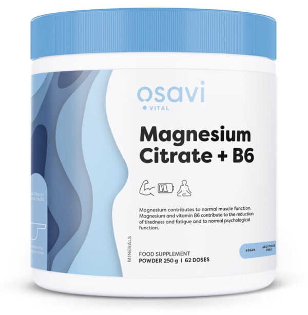 Osavi Magnesium Citrate + B6 Powder  250g