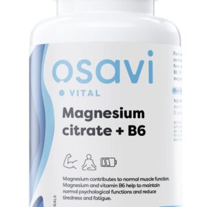 Osavi Magnesium Citrate + B6 - 90 vcaps
