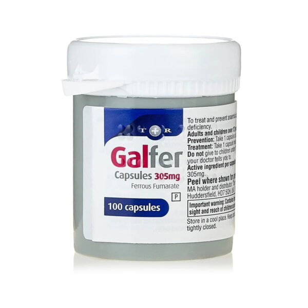 GALFER CAPSULES 305MG, 100 CAPSULES